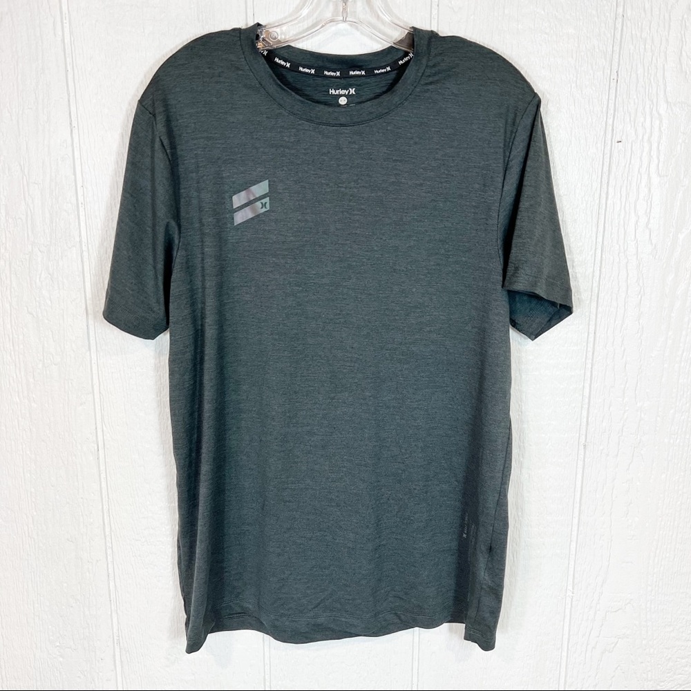 Mens Hurley Dark Gray Short Sleeve T Shirt Tee Shirt Medium